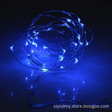 2M 4.5V Christmas Party Decor LED Copper Wire Lamp String Battery Power
